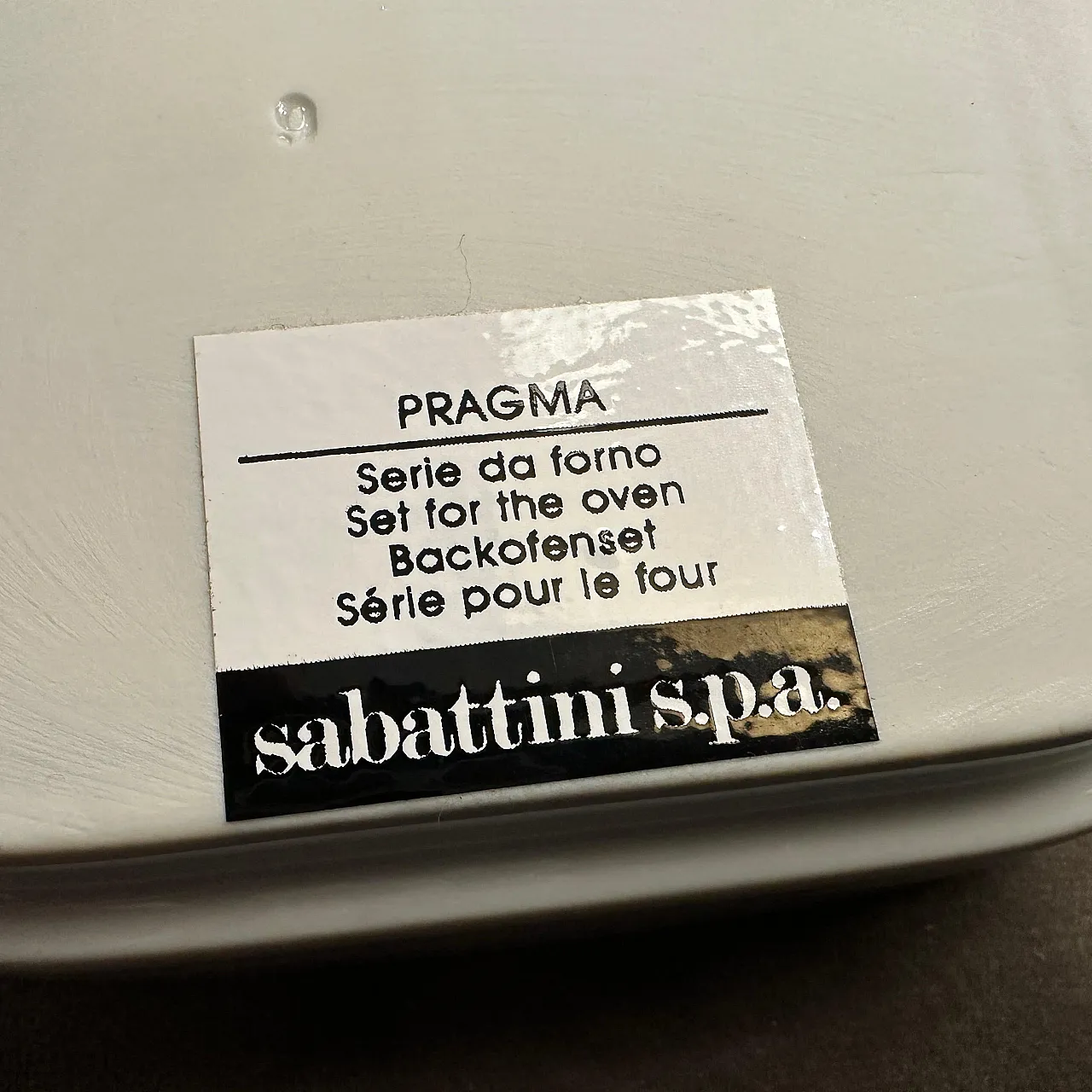 Lino Sabattini's aperitif tray in silver and ceramic, 1980s 12