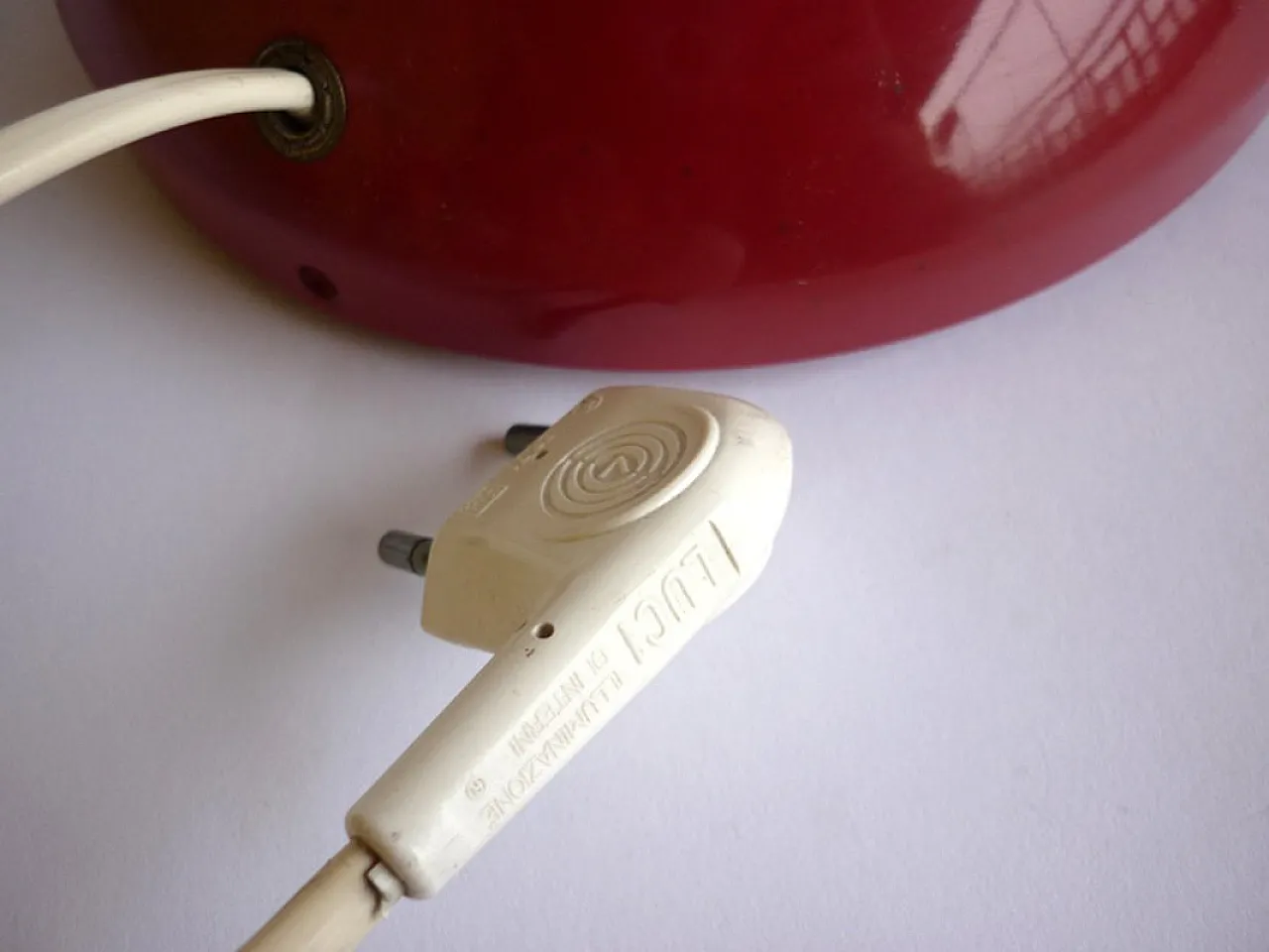 Lampada da scrivania di Robert Sonneman per Luci Italia, anni '70 6