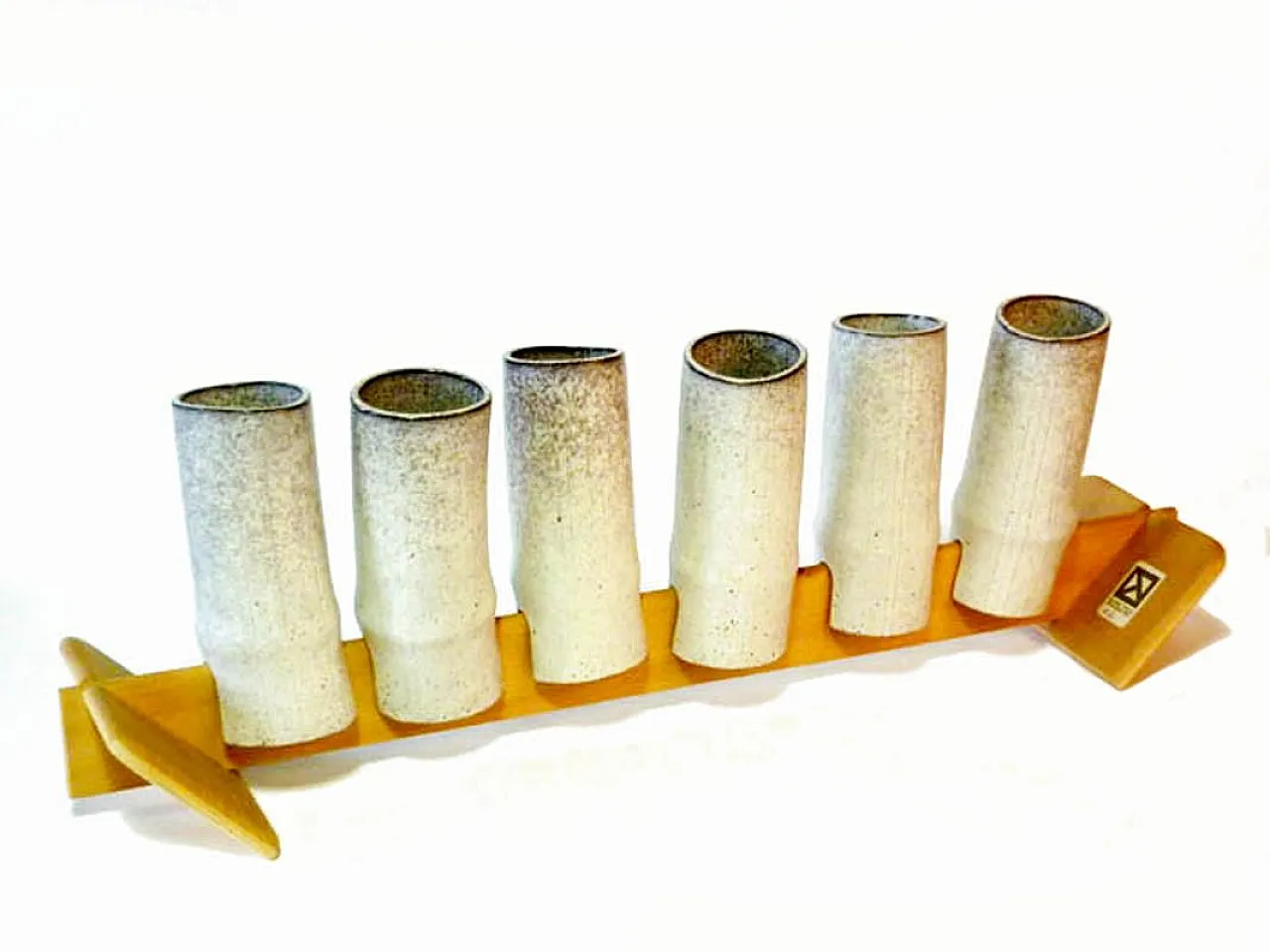 6 Tazze in ceramica di Alessio Tasca, anni '70 1