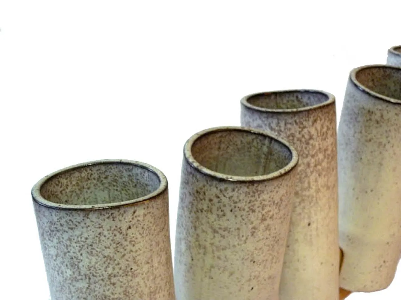 6 Tazze in ceramica di Alessio Tasca, anni '70 3