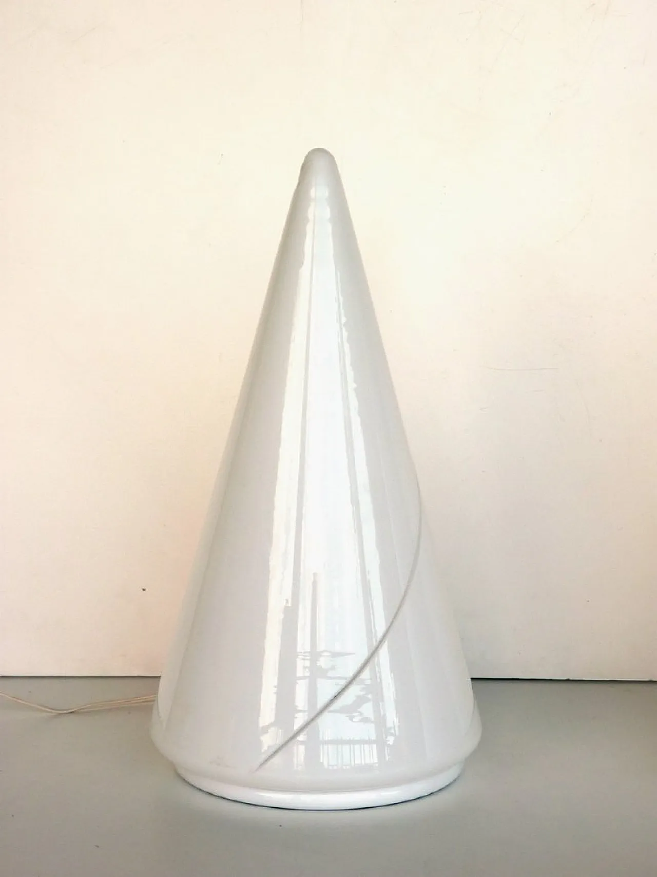 Pair of Murano glass table lamps by De Majo, 1970s 1