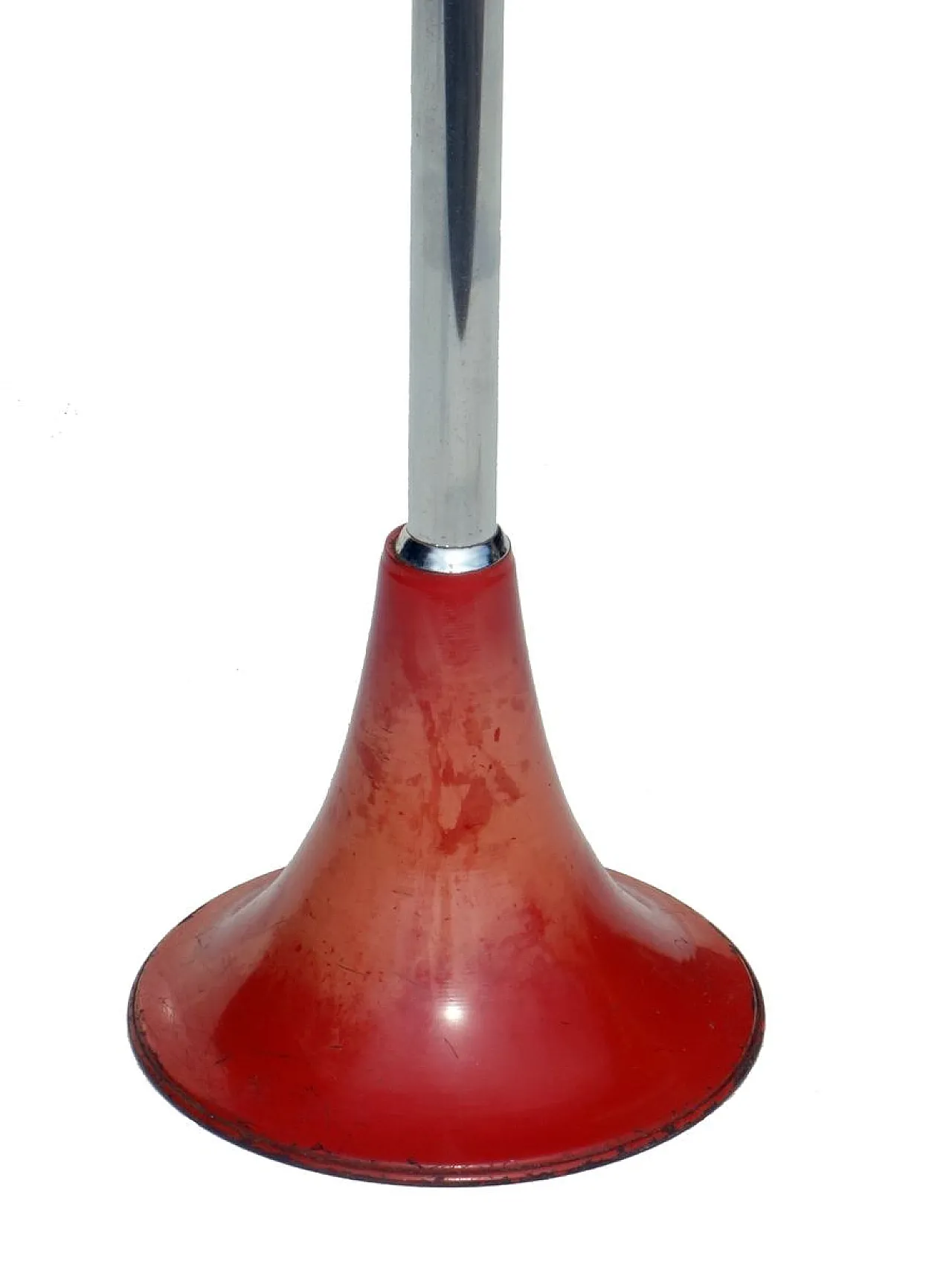 Posacenere Mid-Century rosso, anni '50 2