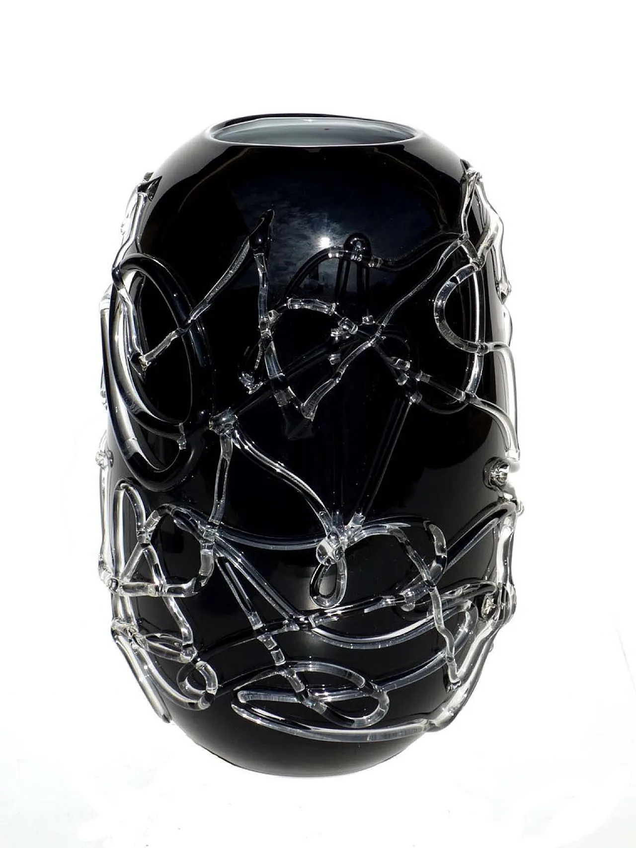 Murano glass vase by Michielotto, 1990s 1