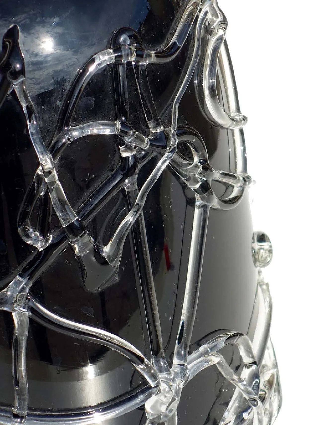 Murano glass vase by Michielotto, 1990s 3