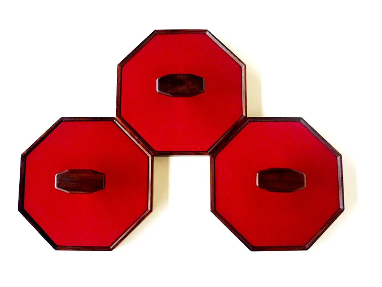 Attaccapanni Mid-Century con 3 ganci, anni '50 2