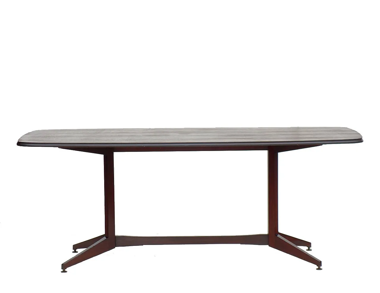 Tavolo da pranzo Mid-Century in palissandro, anni '50 1