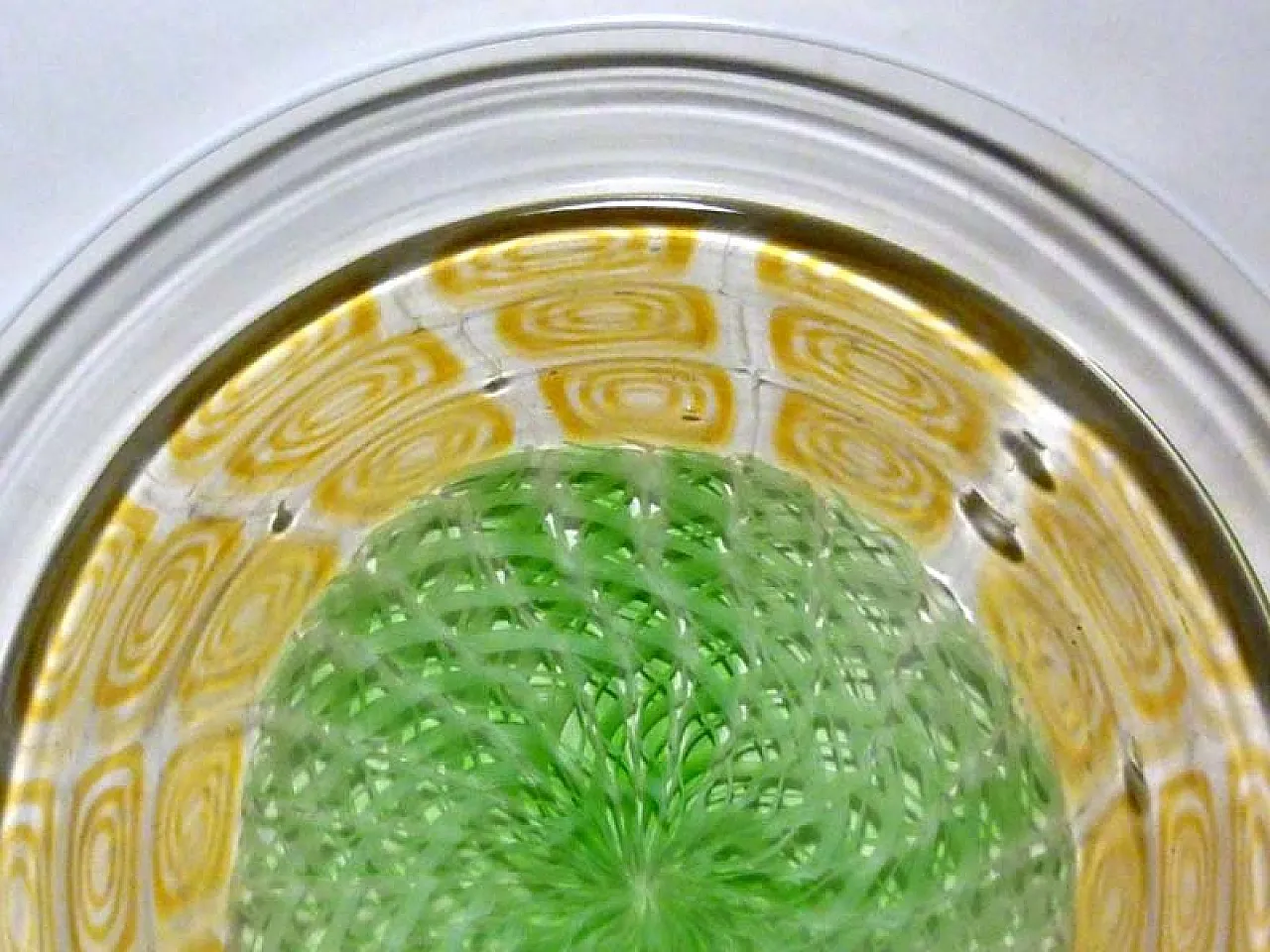 Piatto in vetro di Murano di Paolo Crepax, anni '80 2