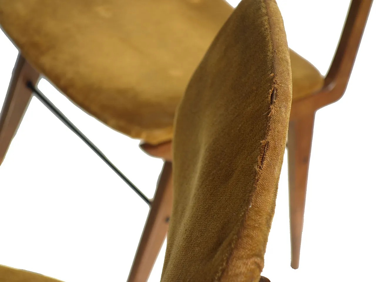 4 Sedie da pranzo di Elam, anni '50 11