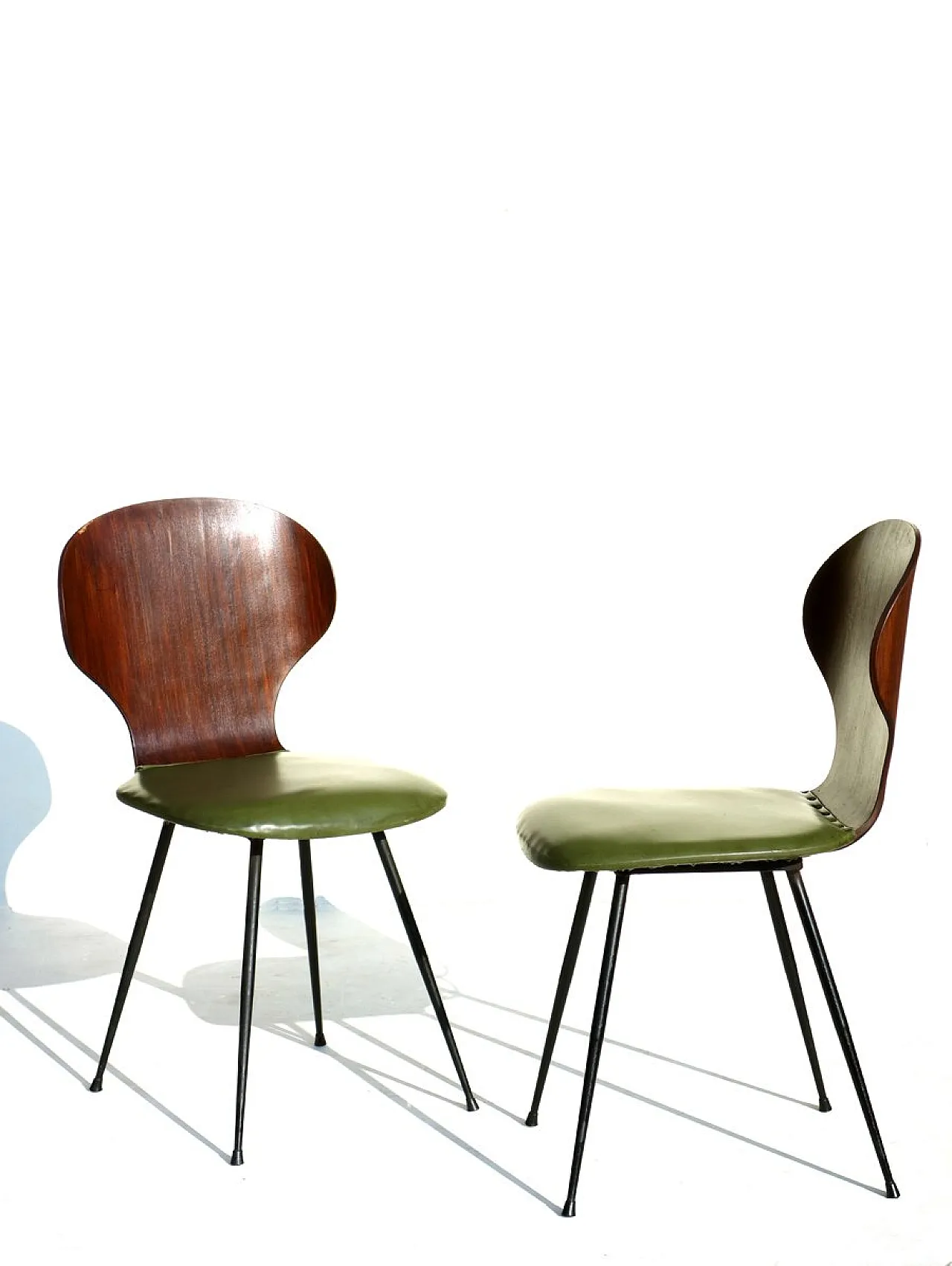 Coppia di sedie di Carlo Ratti per Lissoni, anni '50 3