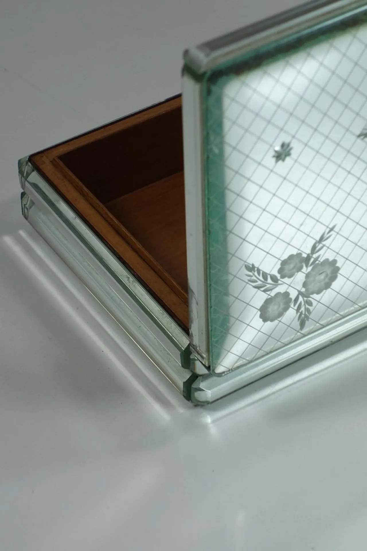 Crystal jewellery box by Luigi Brusotti, 1930s 7
