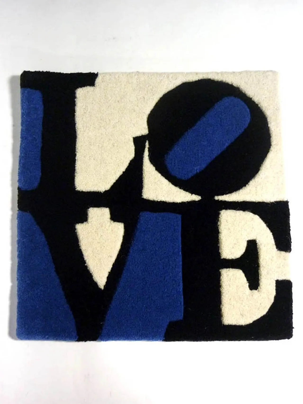 Tappeto in lana di Robert Indiana per Galerie F, anni 2000 1