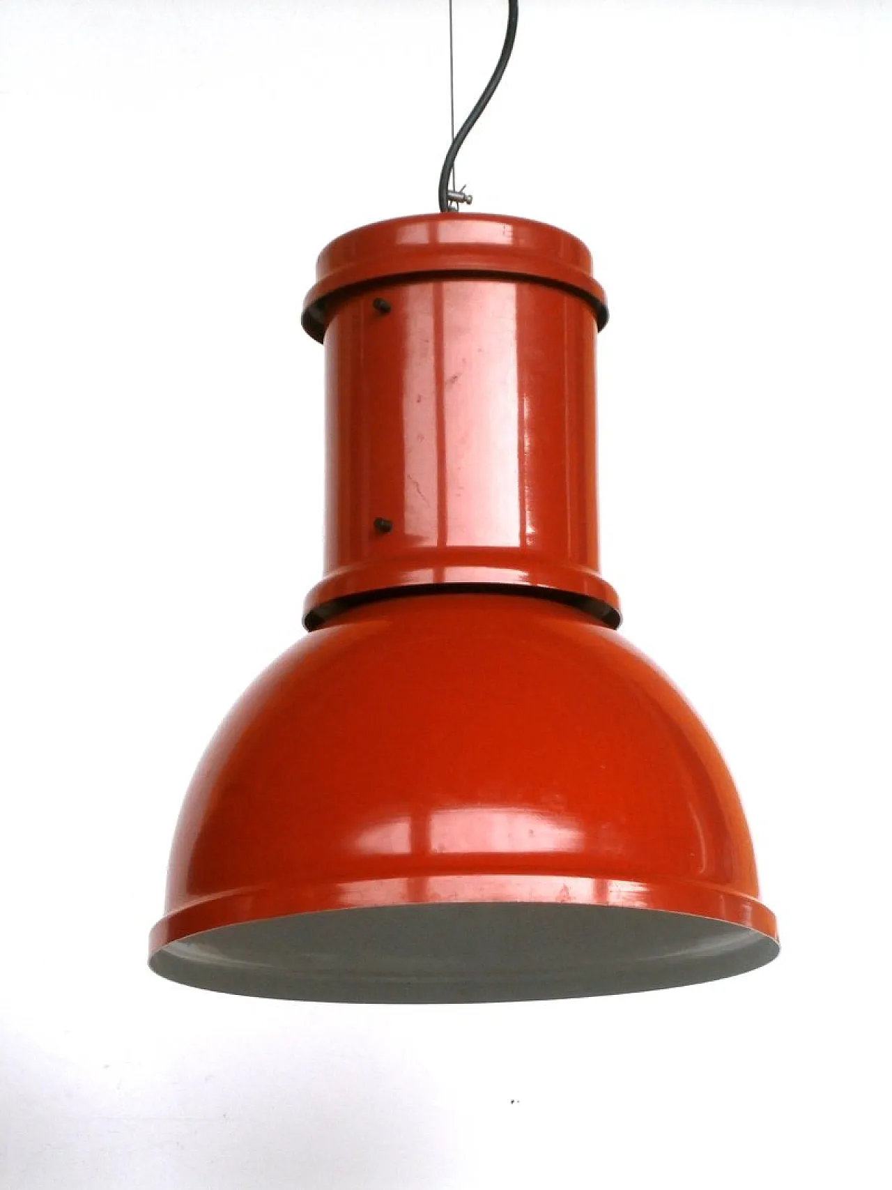 Coppia di lampade da soffitto a soppalco industriali, anni '60 1