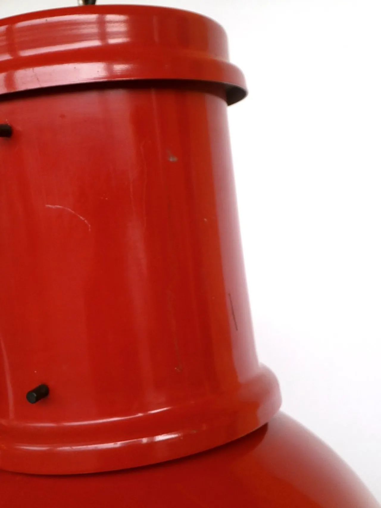 Coppia di lampade da soffitto a soppalco industriali, anni '60 6