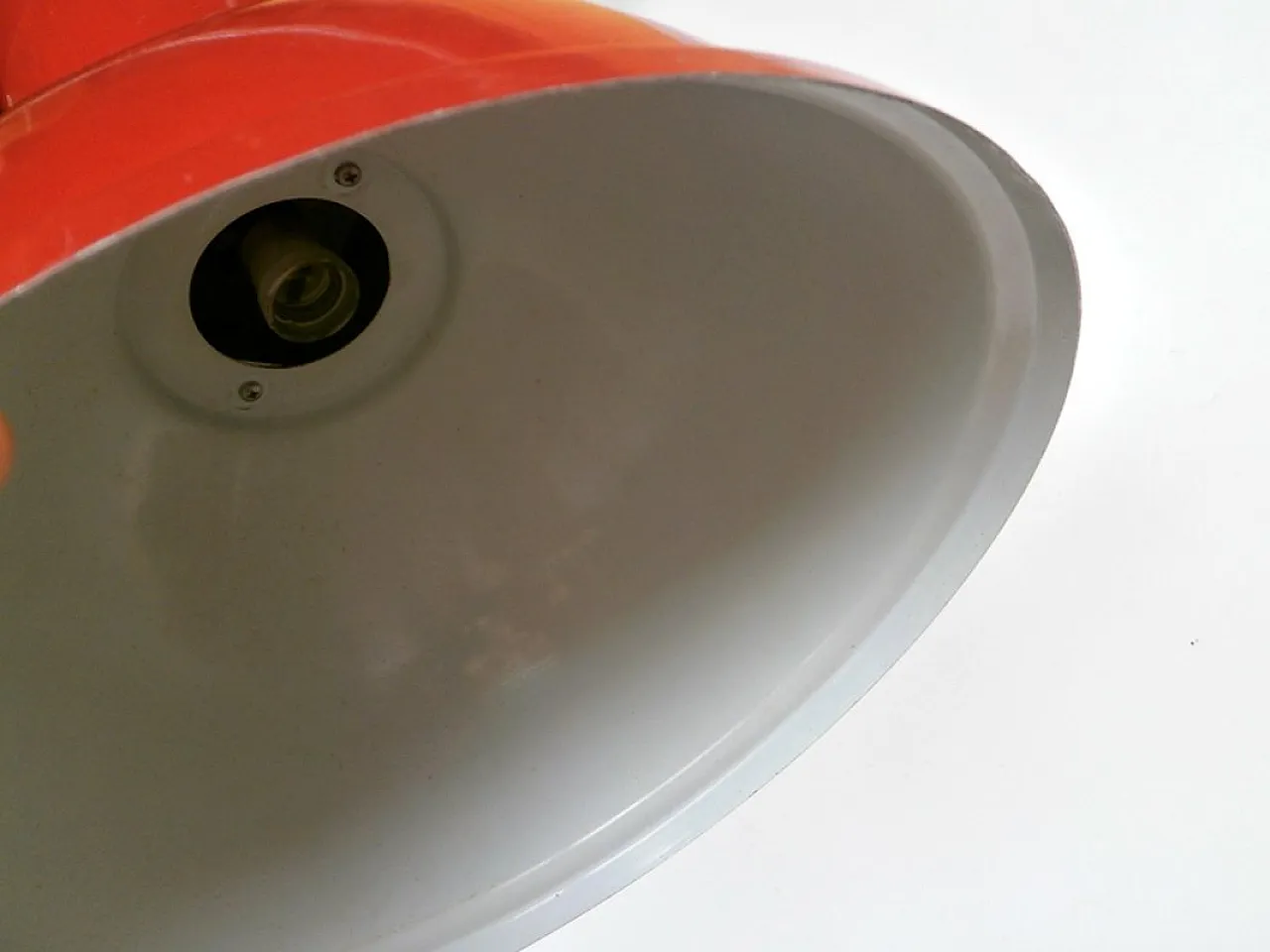 Lampada da soffitto industriale di Fontana Arte, anni '60 6