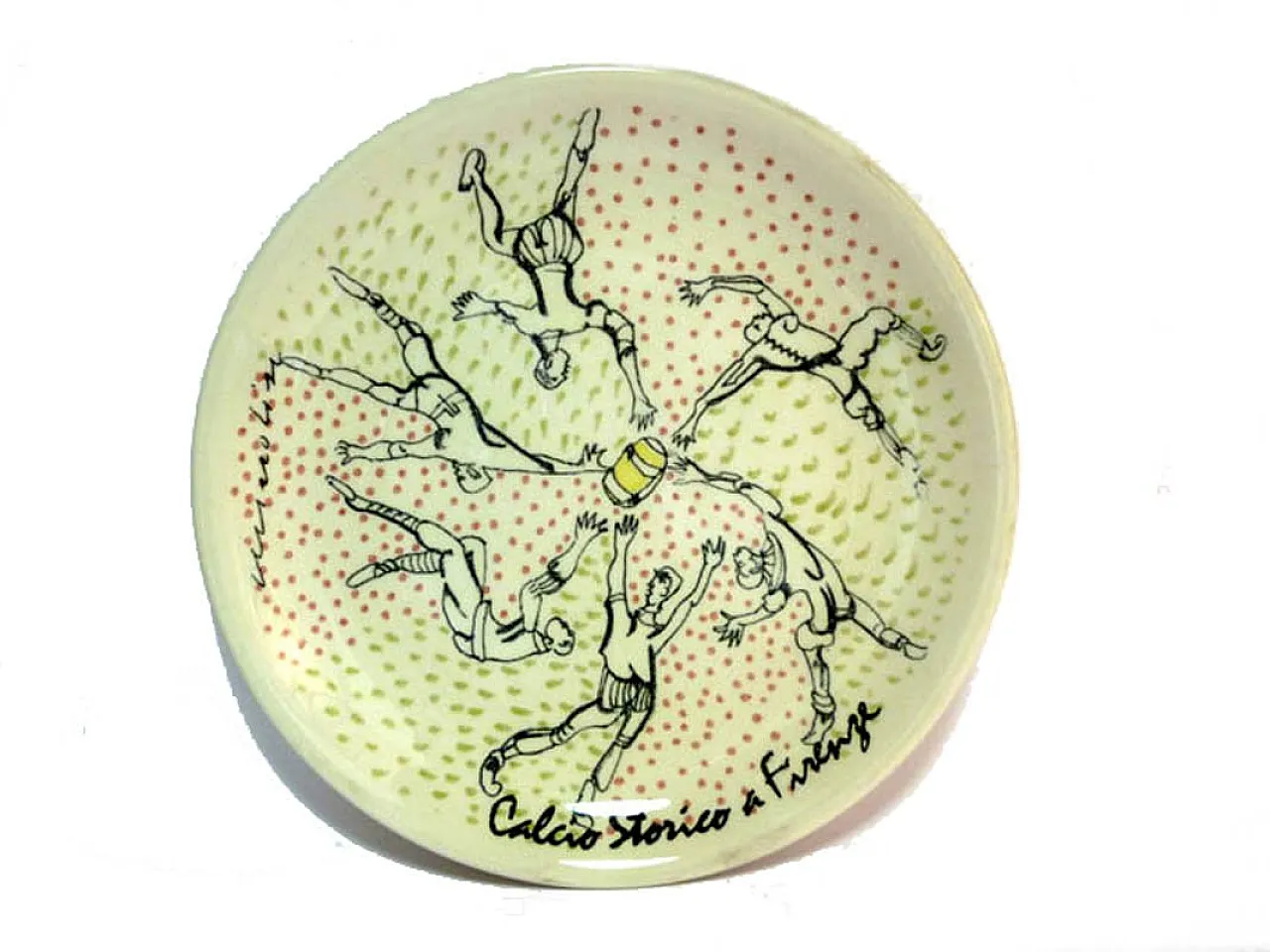 4 Piatti in ceramica di Remo Brindisi, anni '70 5