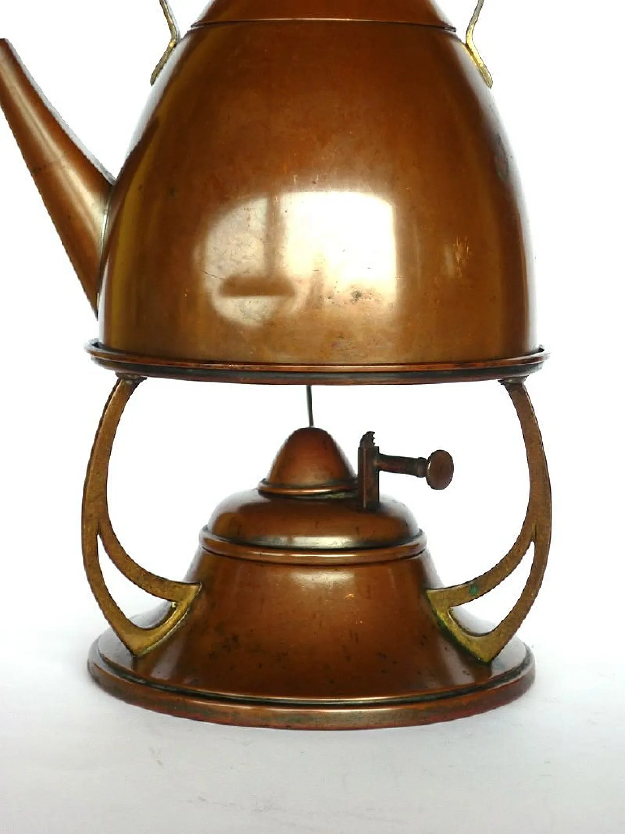 Art Nouveau teapot on stand by WMF, early 20th century 4