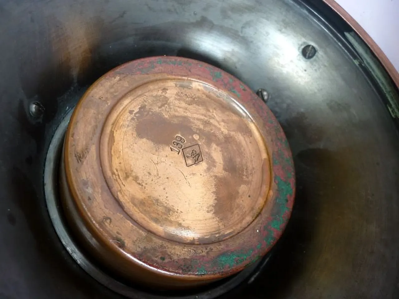 Art Nouveau teapot on stand by WMF, early 20th century 8