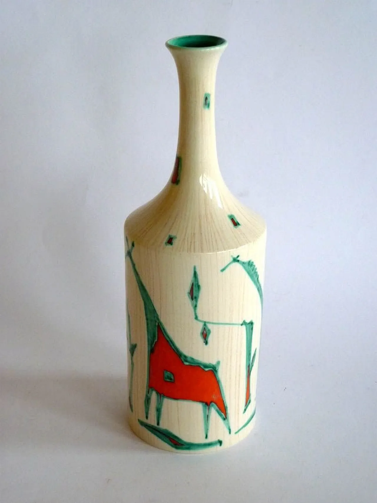 Vaso Giraffe in ceramica, anni '50 1