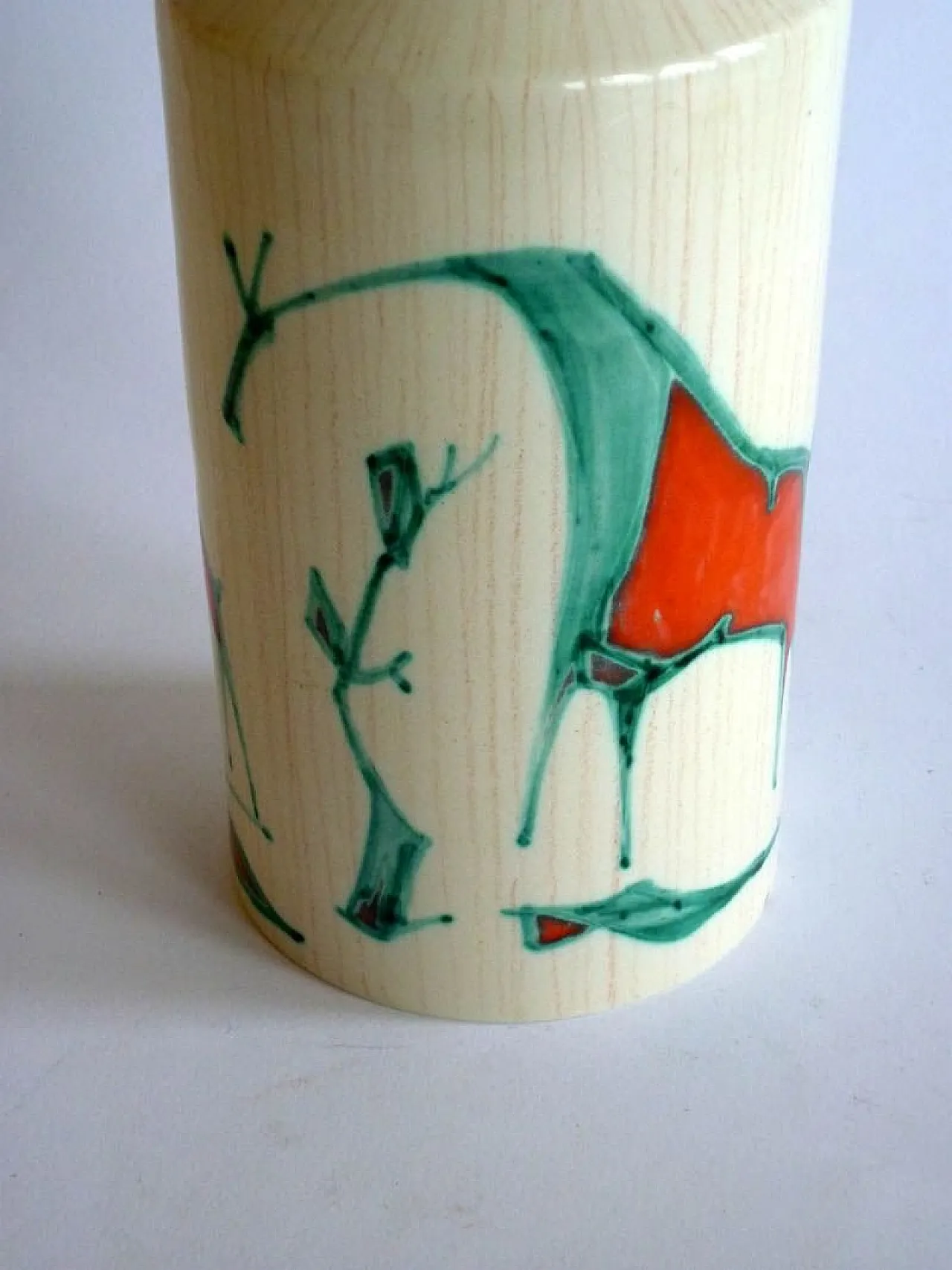 Vaso Giraffe in ceramica, anni '50 4