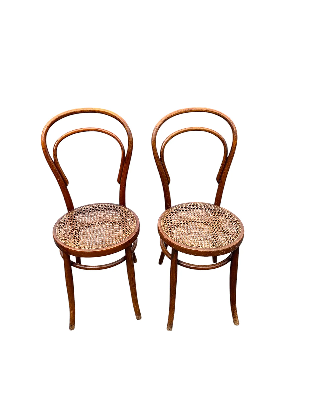 Salottino in paglia di Vienna Thonet e Josias Heissler, primo '900 3