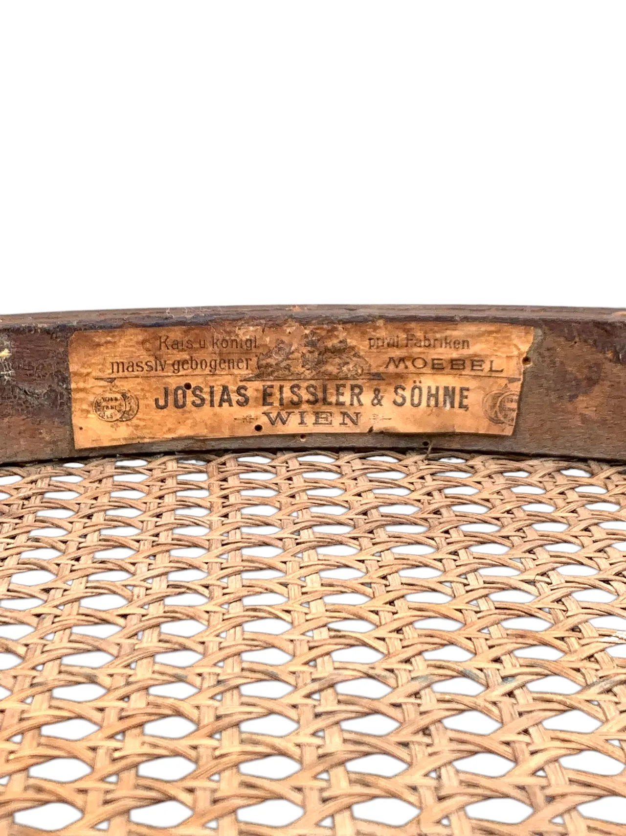 Salottino in paglia di Vienna Thonet e Josias Heissler, primo '900 5