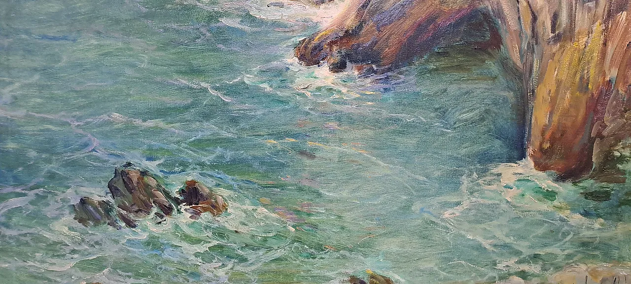 "Grotta a Tellaro" di Giuseppe Caselli (1893 - 1976) 2