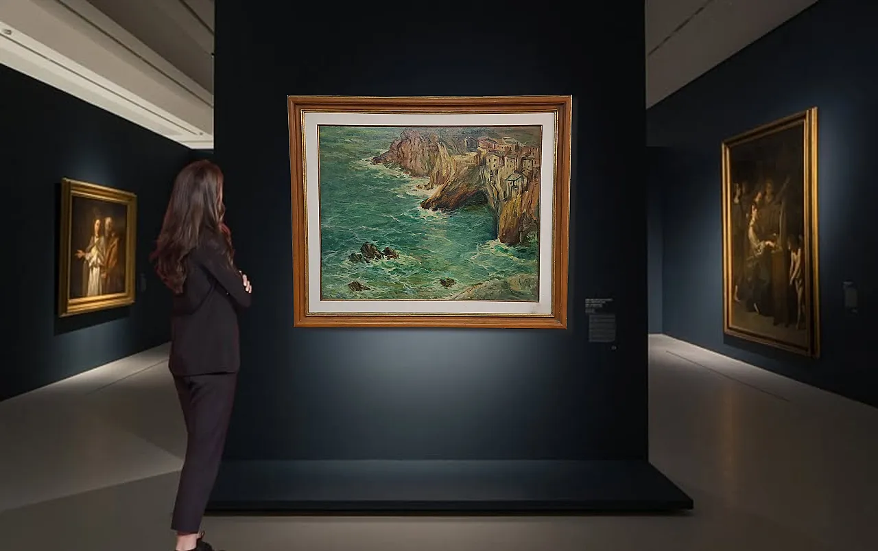 "Grotta a Tellaro" di Giuseppe Caselli (1893 - 1976) 10