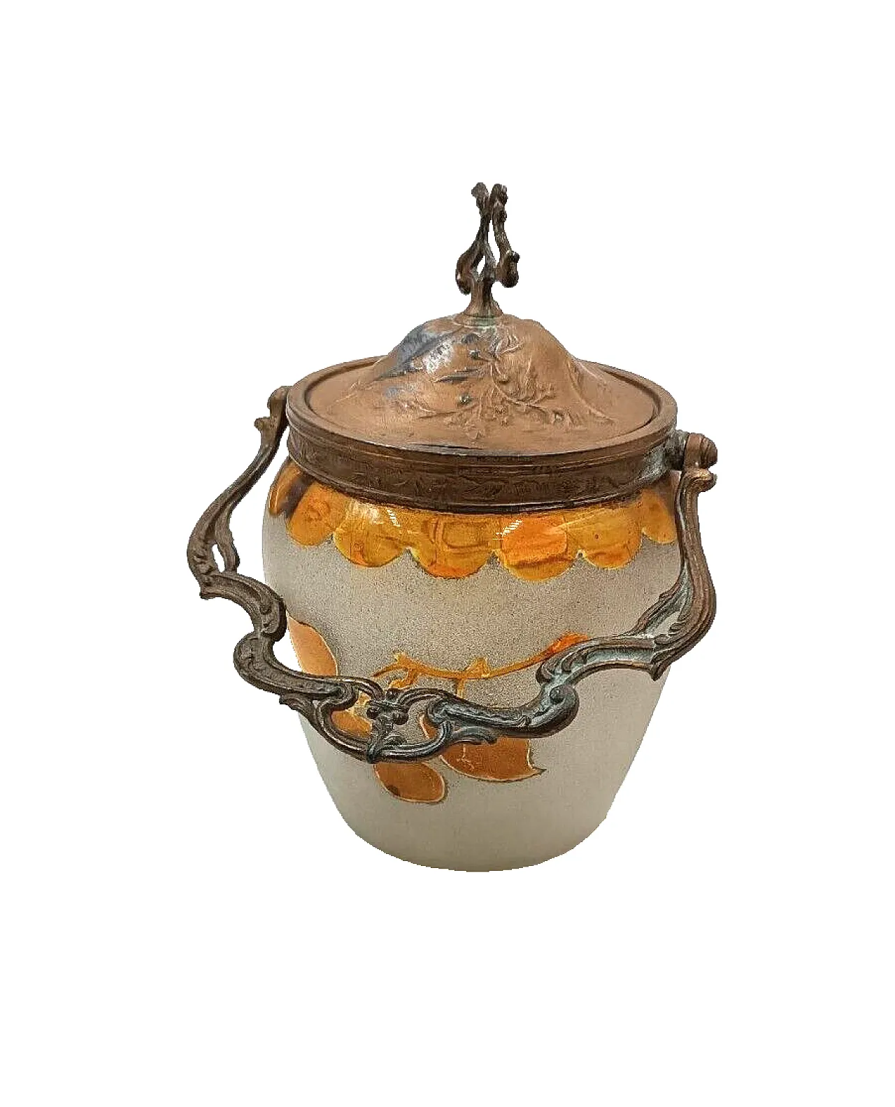 Liberty glass cookie holder vase, early 20th century 1