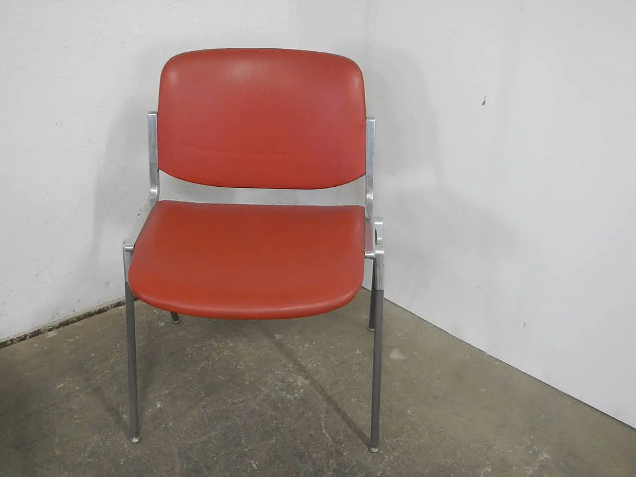 Pair of Office chairs Anonima Castelli, 1960 4