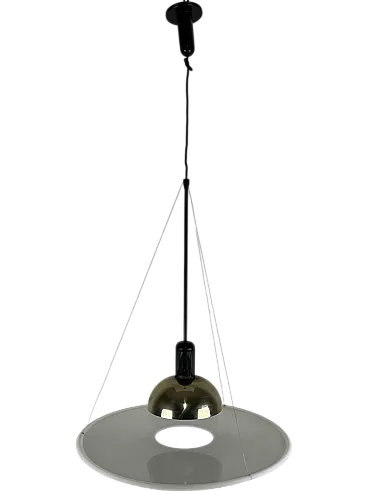 Lampadario Frisbi di Achille Castiglioni per Flos, anni '70
