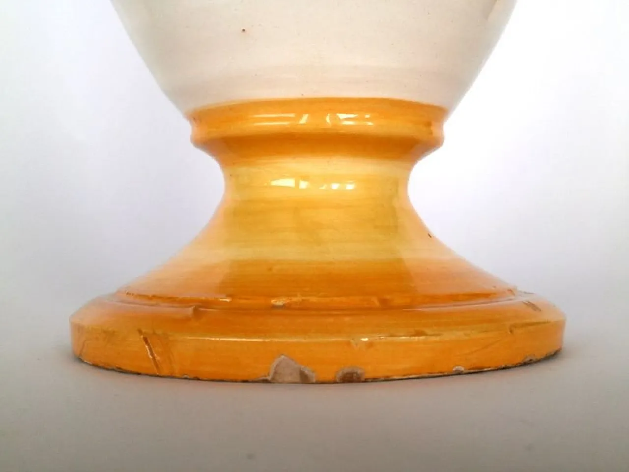 Majolica pottery vase by Novecento, 1930s 4