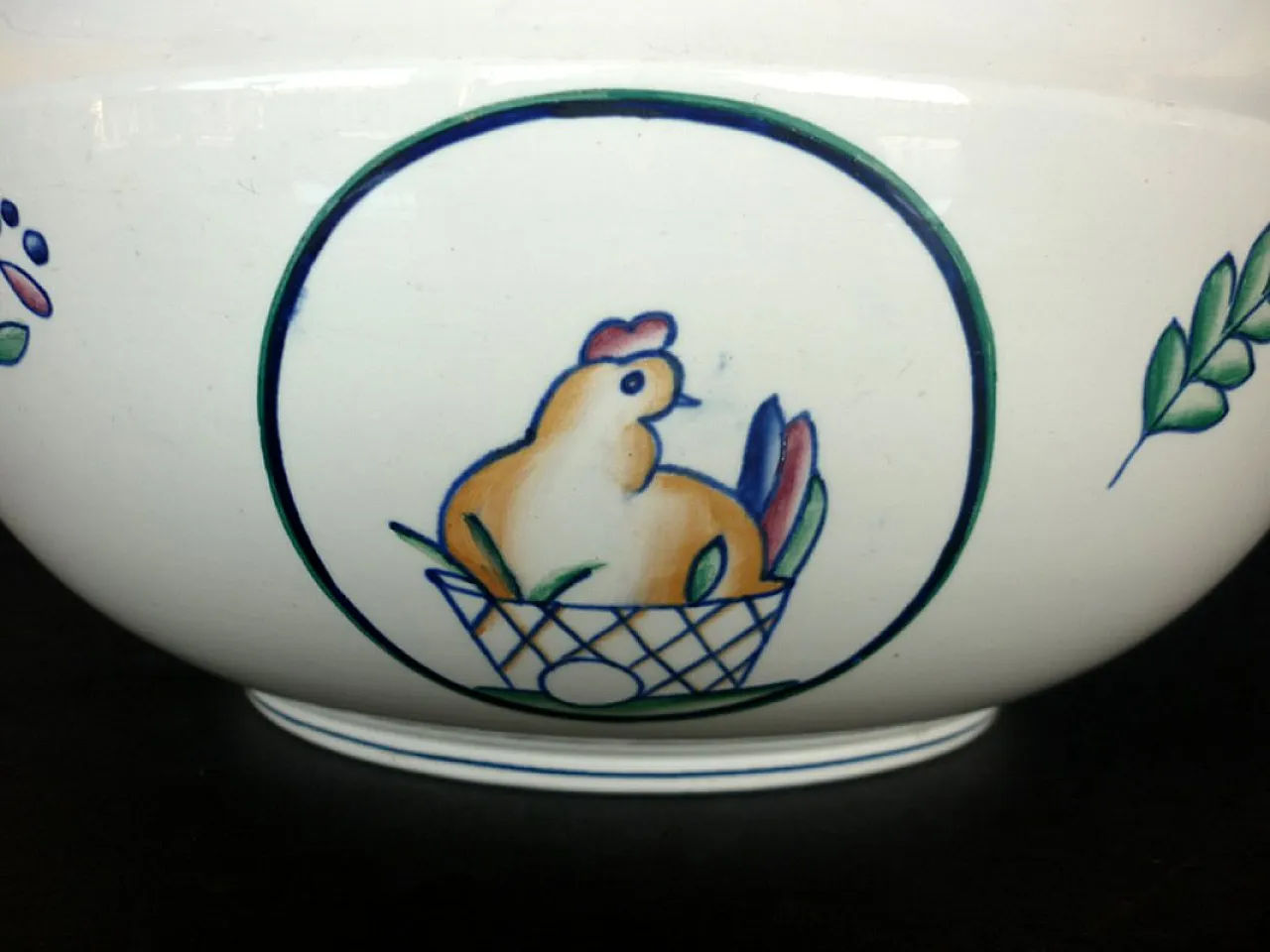 Pottery bowl by Giovanni Gariboldi for San Cristoforo Ginori, 1930s 3
