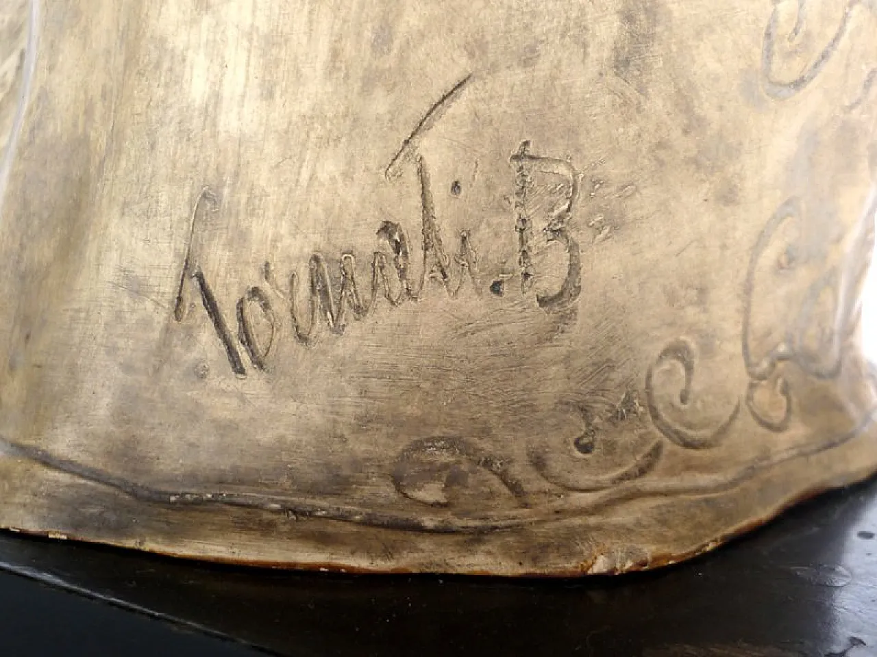 Art Deco Lady and Greyhound in terracotta, anni '30 6