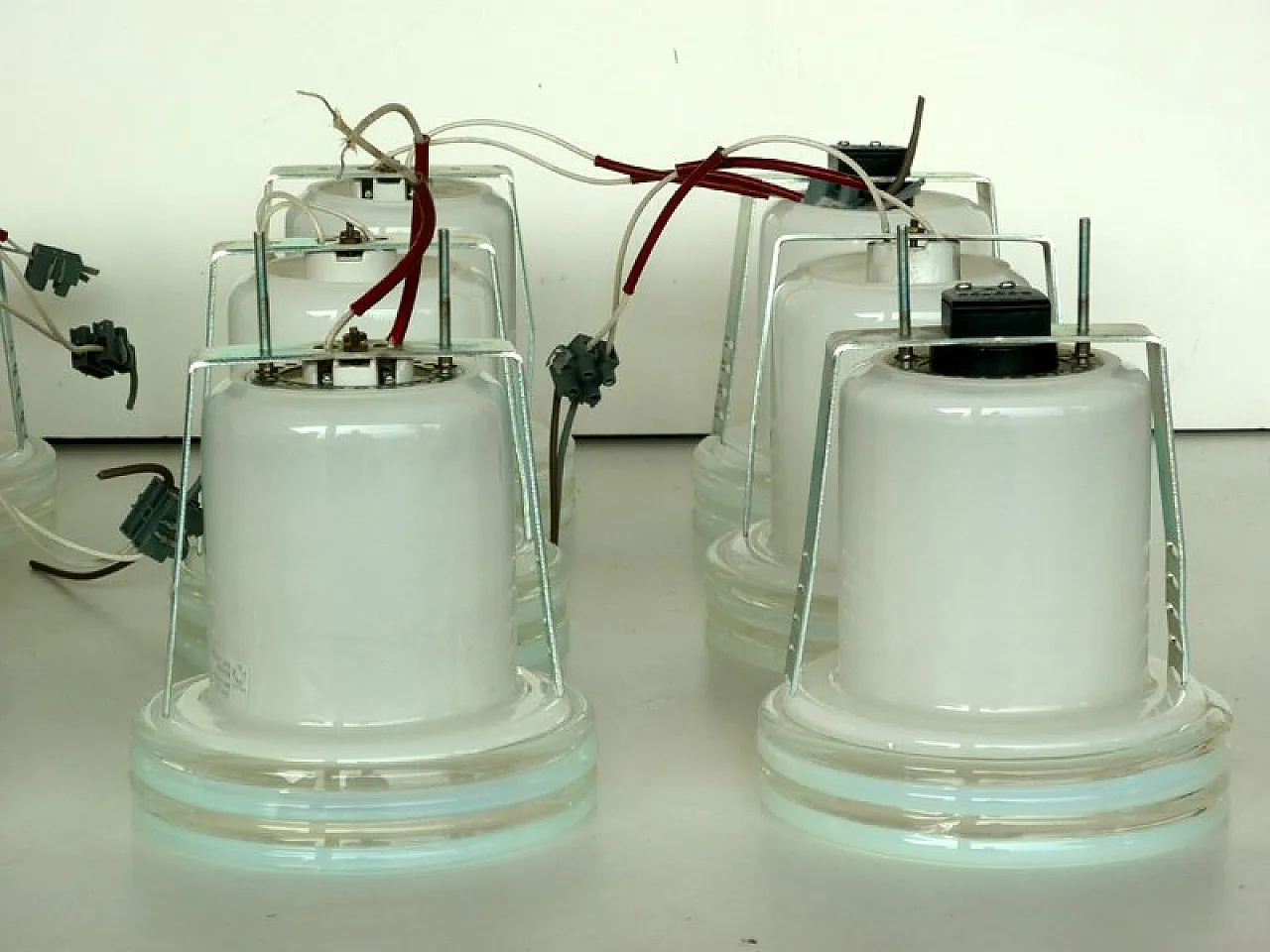 9 Lampade da soffitto di Roberto Pamio per Leucos, anni '70 3