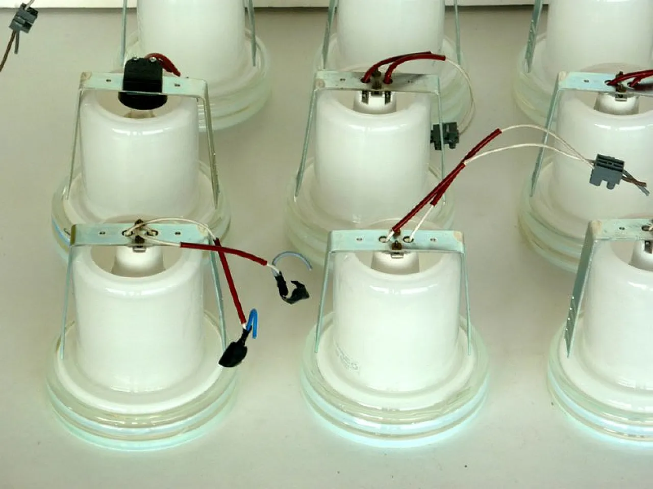 9 Lampade da soffitto di Roberto Pamio per Leucos, anni '70 4