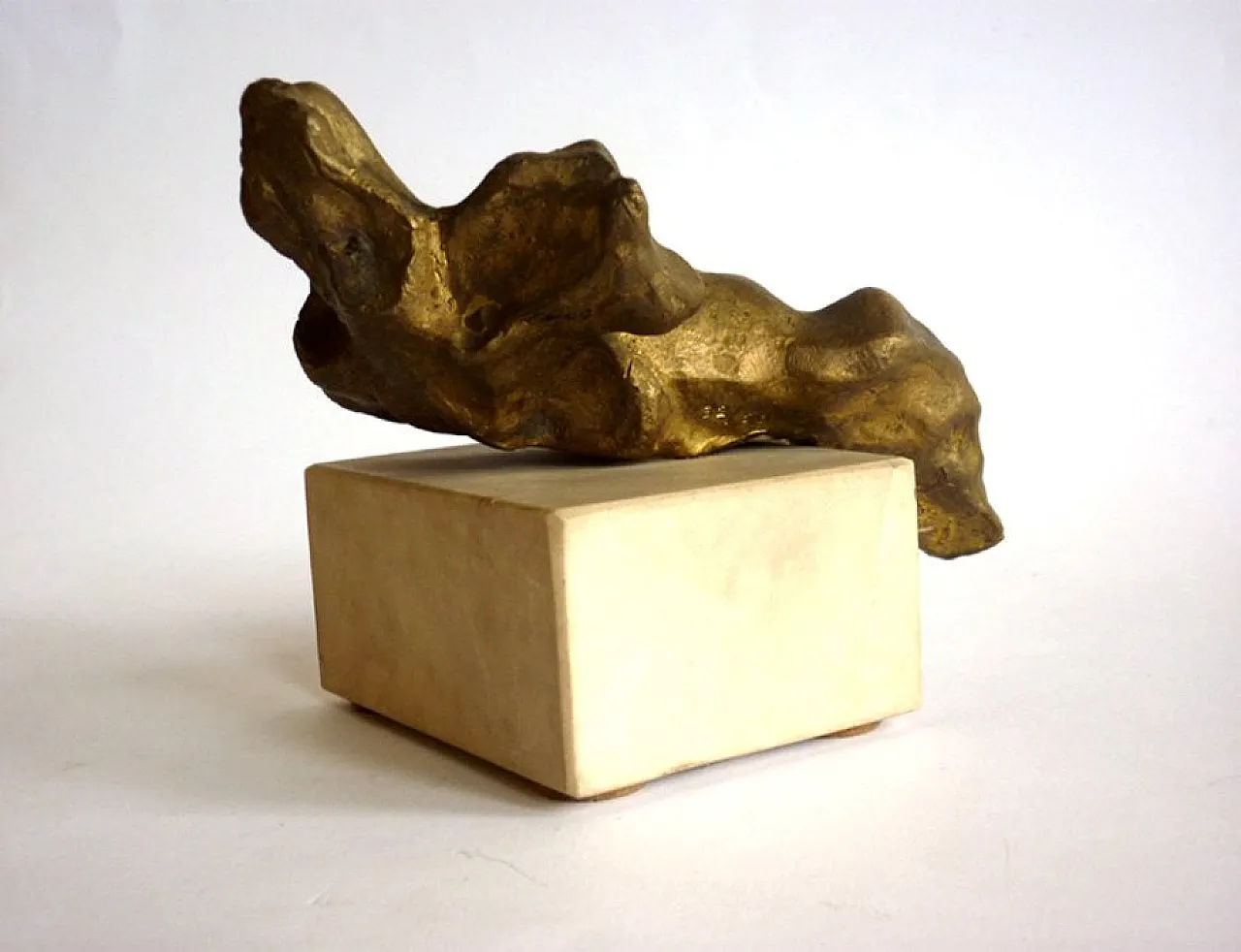 Gineba Gianpietro, bronze Abeni Art Figure Sculpture, 1970s 5