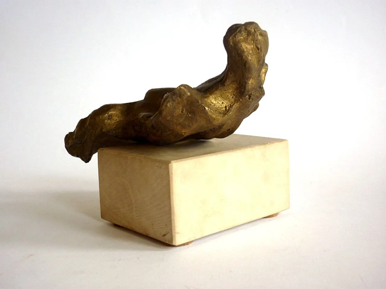 Gineba Gianpietro, bronze Abeni Art Figure Sculpture, 1970s 6