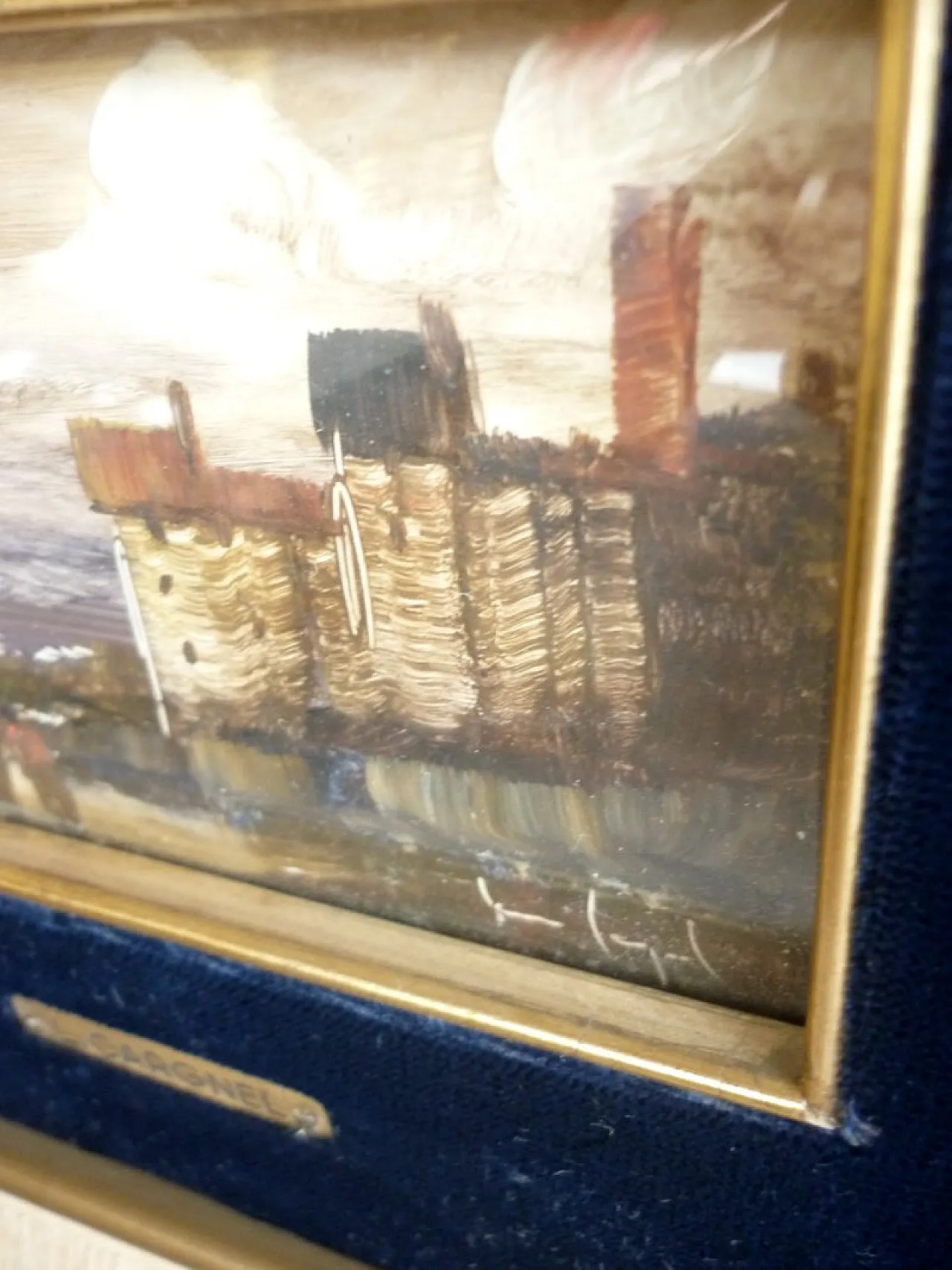 Pair of landscapes in oil by Lucio Cargnel, 1940s 4