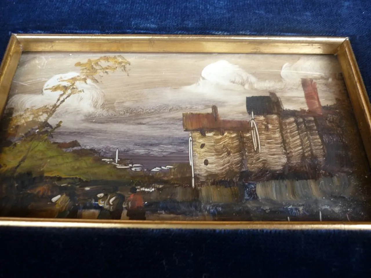 Pair of landscapes in oil by Lucio Cargnel, 1940s 6