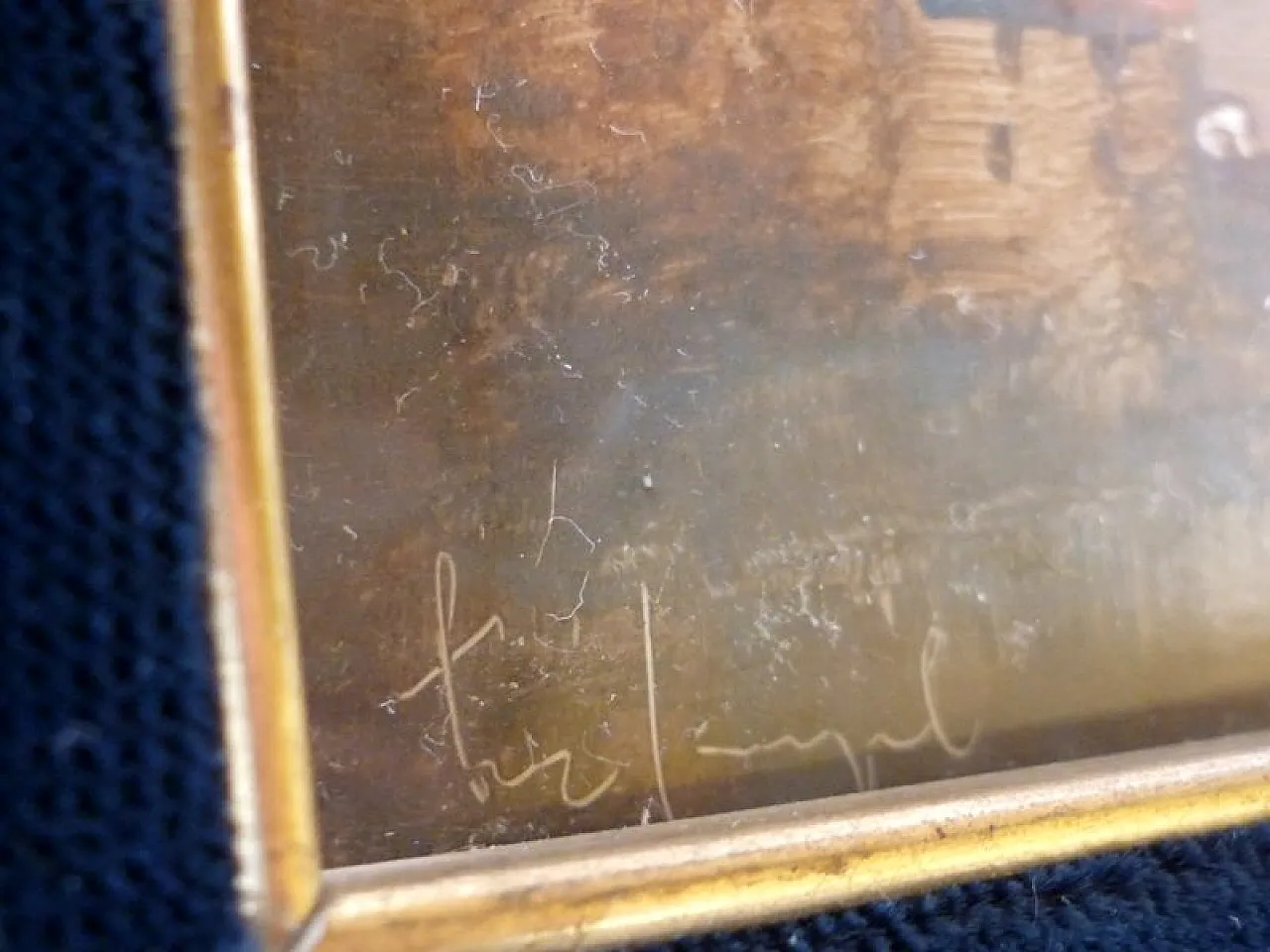 Pair of landscapes in oil by Lucio Cargnel, 1940s 14