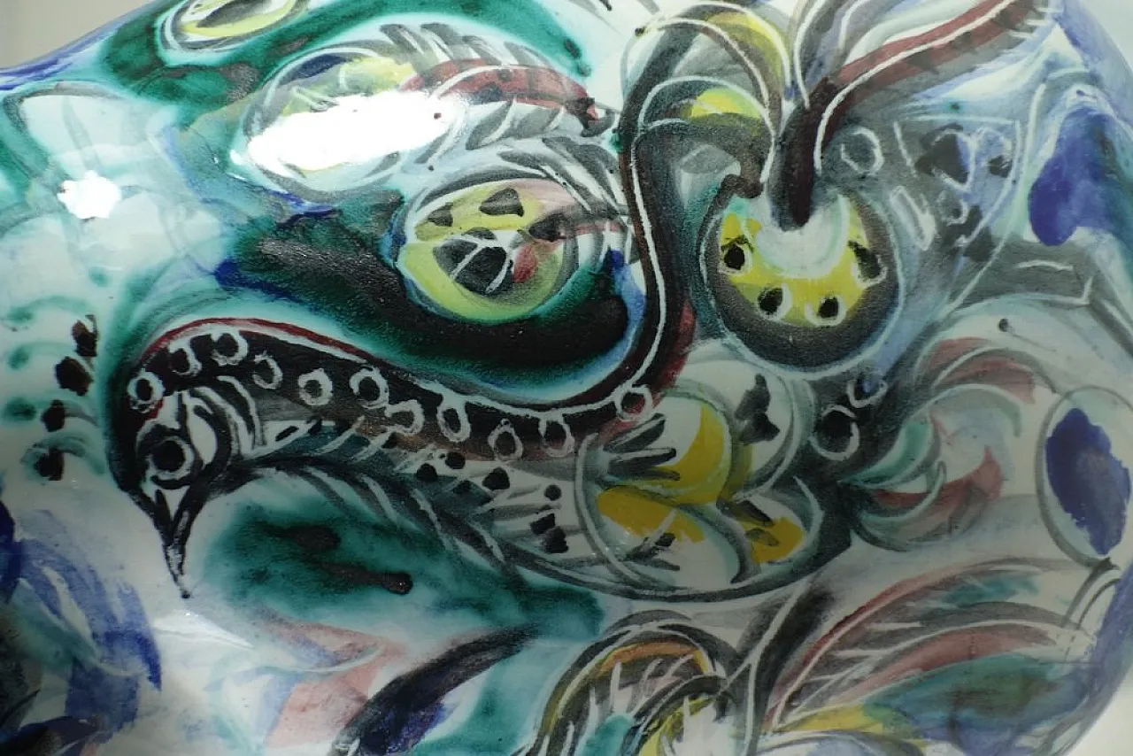 Pottery pitcher by Leandro Sciutto for Pozzo Garitta, 1940s 5