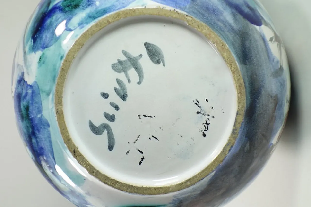 Pottery pitcher by Leandro Sciutto for Pozzo Garitta, 1940s 10