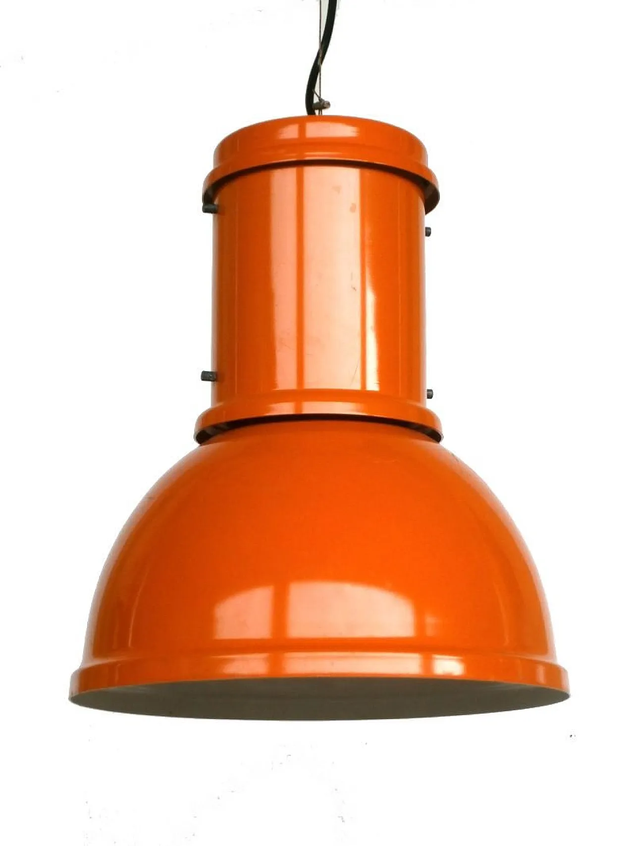 Lampada da soffitto industriale di Fontana Arte, anni '60 2