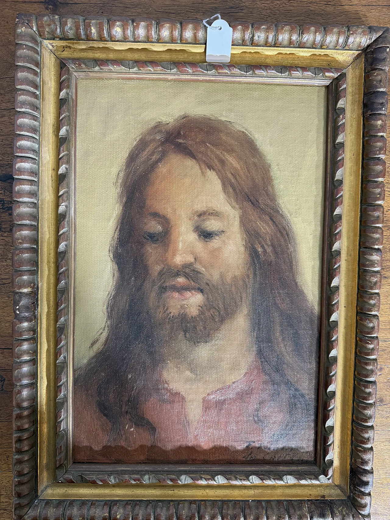 Oil painting depicting Jesus by Francesco Filosa, 1960 1