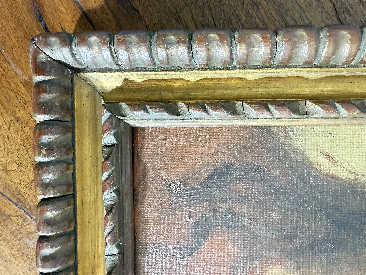 Oil painting depicting Jesus by Francesco Filosa, 1960 3