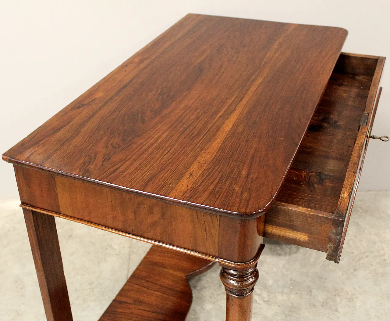 Console Carlo X in noce Italia, '800 10