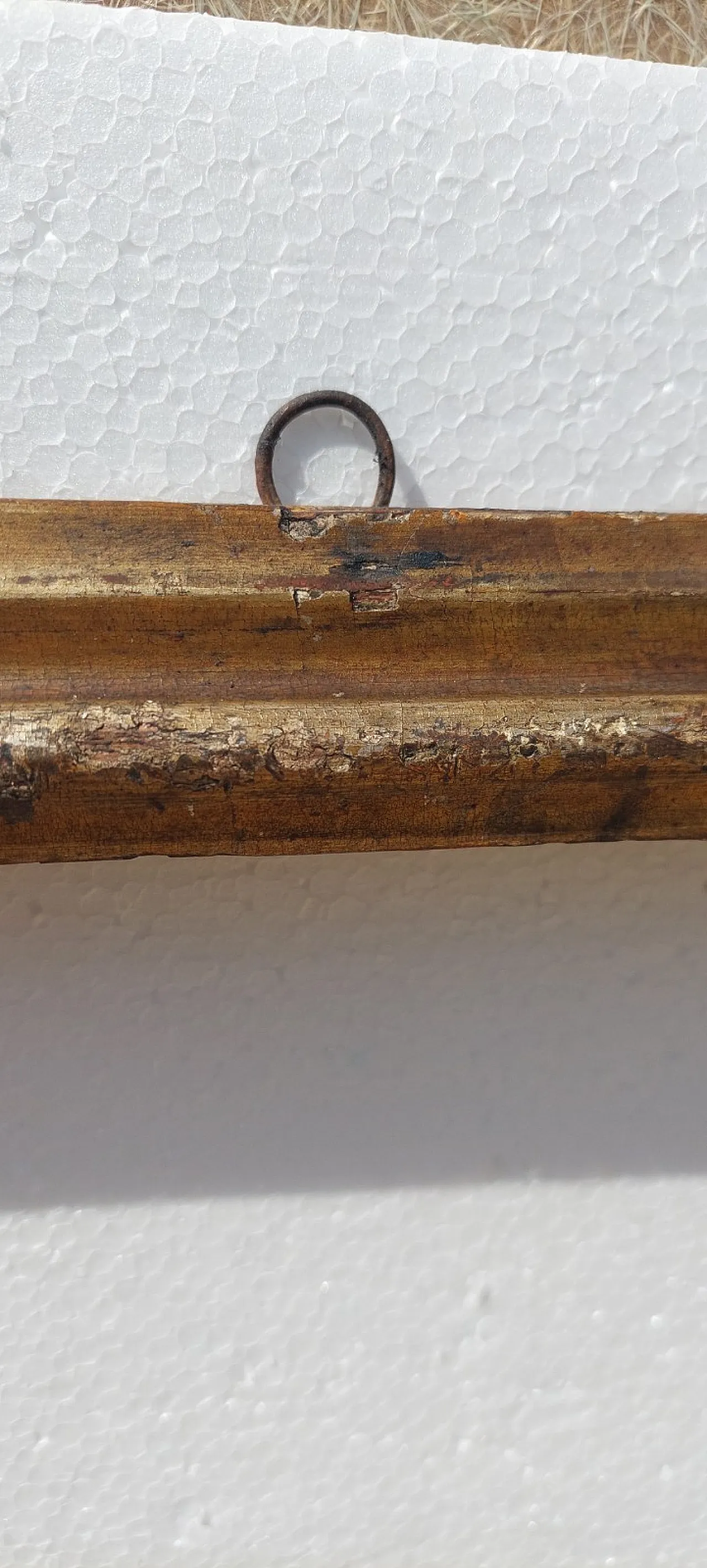 Pair of wooden, silver and mecha frames, 18th century 4