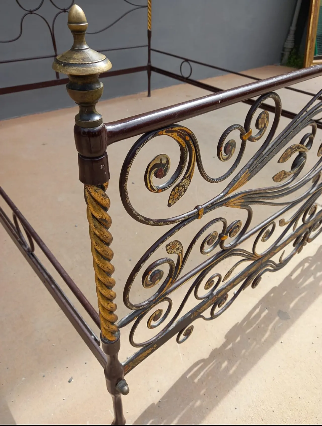 Letto genovese a coda di pavone, '700 4