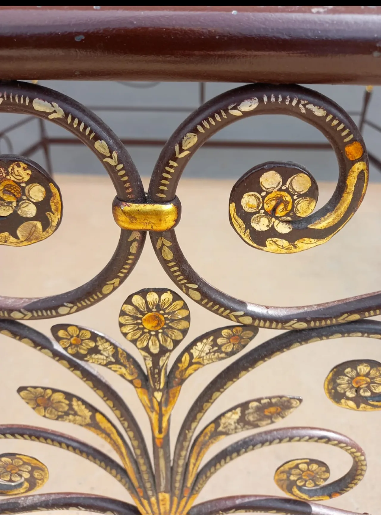 Letto genovese a coda di pavone, '700 5