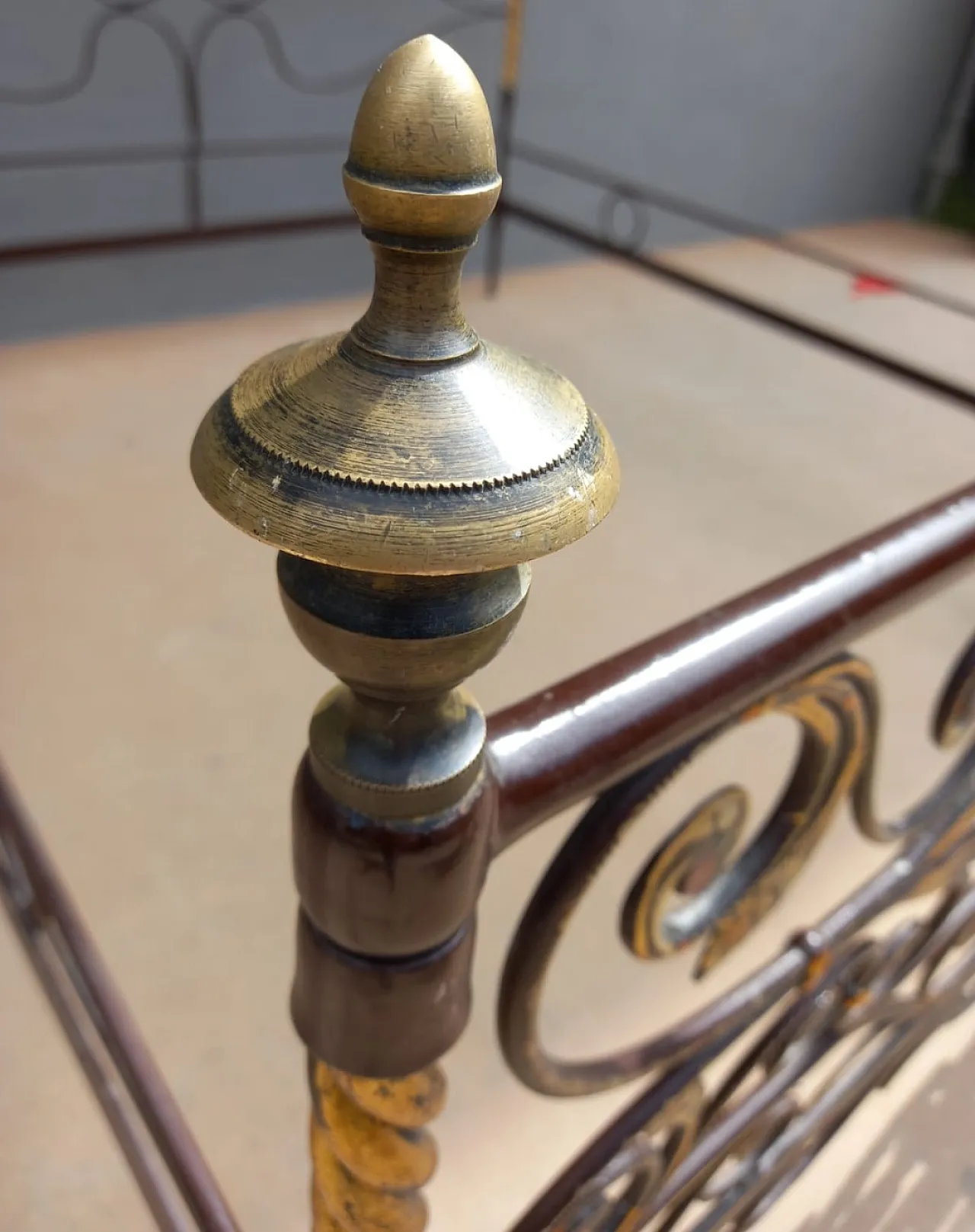 Letto genovese a coda di pavone, '700 6